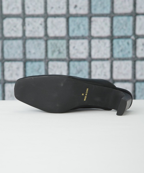 NANO universe（ナノユニバース）の「ミュールパンプス（パンプス・レディース・ホワイト/ブラック・38/36/37）」の9枚目の写真