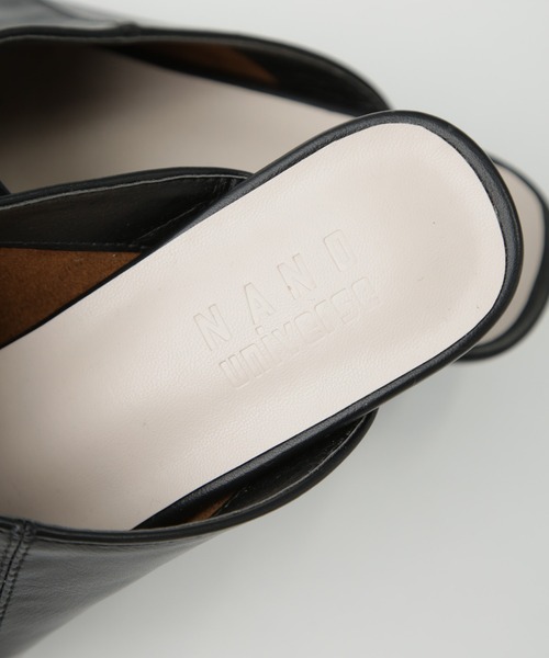 NANO universe（ナノユニバース）の「ミュールパンプス（パンプス・レディース・ホワイト/ブラック・38/36/37）」の10枚目の写真
