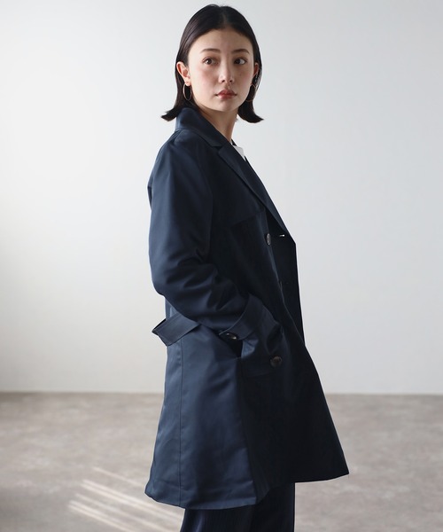 セール】ブライトツイルトレンチコート（トレンチコート