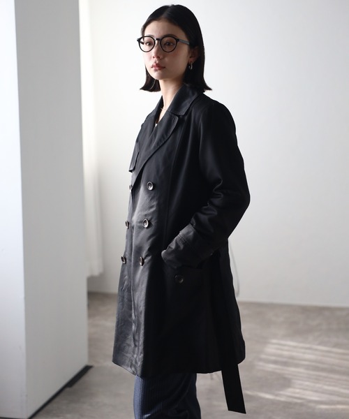 ブライトツイルトレンチコート（トレンチコート）｜RIRIYANO