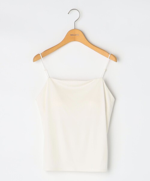 NOLLEY’S（ノーリーズ）の「カップ付きトリアセサテンスムースキャミソール（キャミソール・レディース・オフホワイト/ブラック/ライトグレー・38/36）」の19枚目の写真