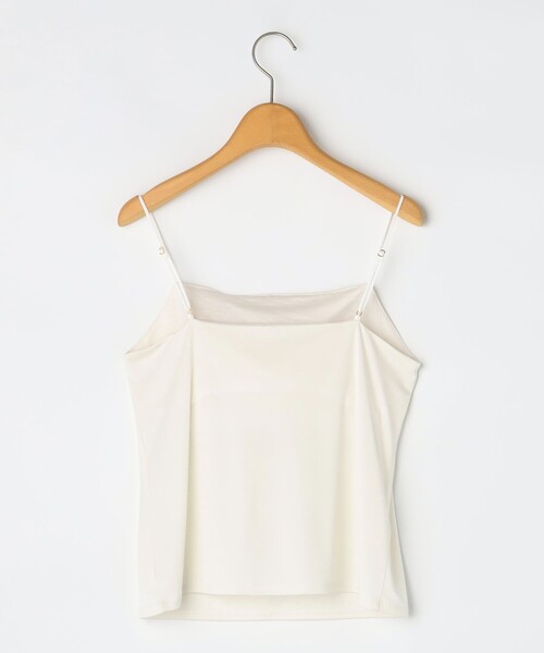NOLLEY’S（ノーリーズ）の「カップ付きトリアセサテンスムースキャミソール（キャミソール・レディース・オフホワイト/ブラック/ライトグレー・38/36）」の20枚目の写真