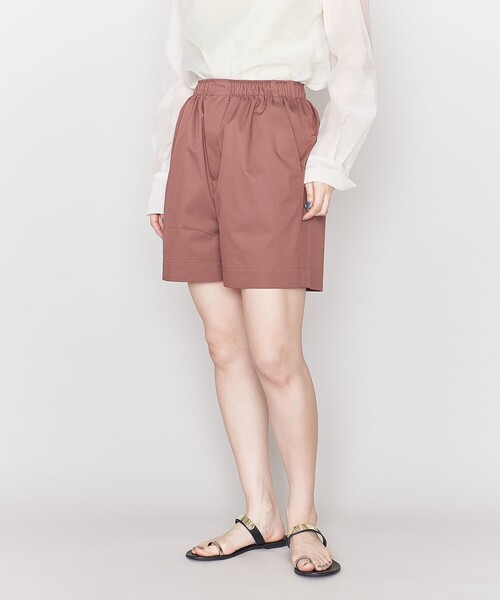 ASTRAET(アストラット)の「<ASTRAET>ウエストゴム ショートパンツ(その他パンツ・レディース・ブラウン/パープル/ブラック・1/0)」の1枚目の写真