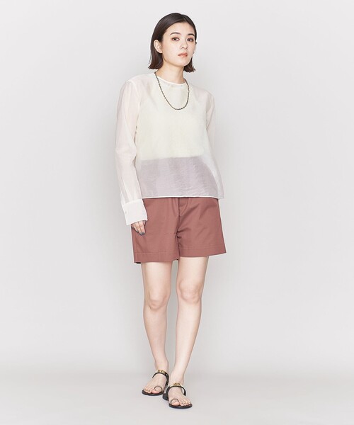 ASTRAET(アストラット)の「<ASTRAET>ウエストゴム ショートパンツ(その他パンツ・レディース・ブラウン/パープル/ブラック・1/0)」の8枚目の写真