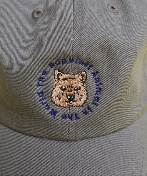 didizizi（ディディジジ）の「クワッカ刺繍キャップ（キャップ・レディース・ネイビー/レッド/グレー・FREE）」の4枚目の写真