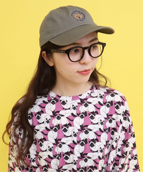 didizizi（ディディジジ）の「クワッカ刺繍キャップ（キャップ・レディース・ネイビー/レッド/グレー・FREE）」の7枚目の写真