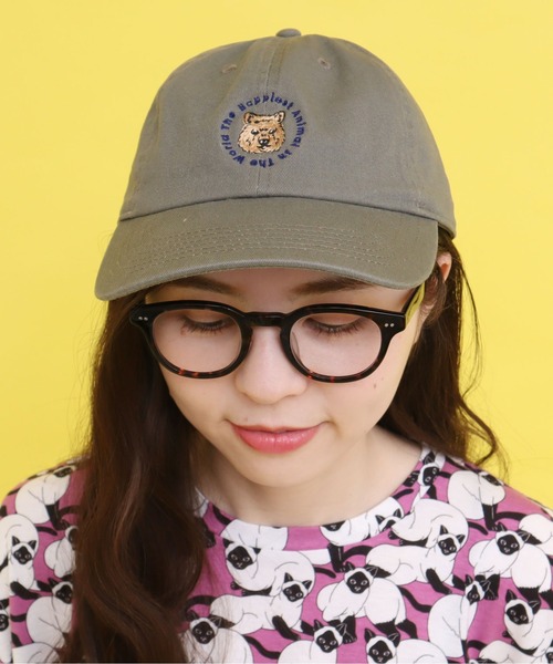 didizizi（ディディジジ）の「クワッカ刺繍キャップ（キャップ・レディース・ネイビー/レッド/グレー・FREE）」の9枚目の写真