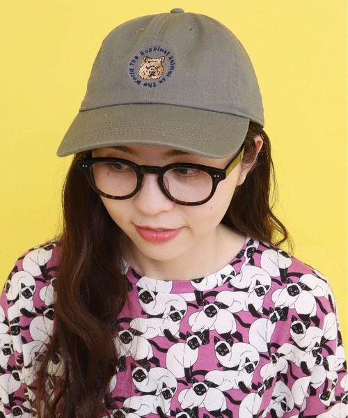 didizizi（ディディジジ）の「クワッカ刺繍キャップ（キャップ・レディース・ネイビー/レッド/グレー・FREE）」の10枚目の写真