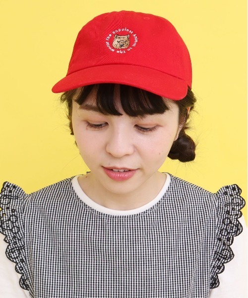 didizizi（ディディジジ）の「クワッカ刺繍キャップ（キャップ・レディース・ネイビー/レッド/グレー・FREE）」の13枚目の写真