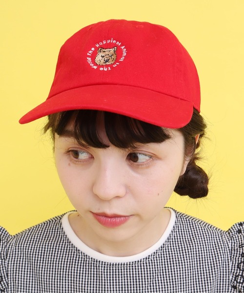 didizizi（ディディジジ）の「クワッカ刺繍キャップ（キャップ・レディース・ネイビー/レッド/グレー・FREE）」の15枚目の写真