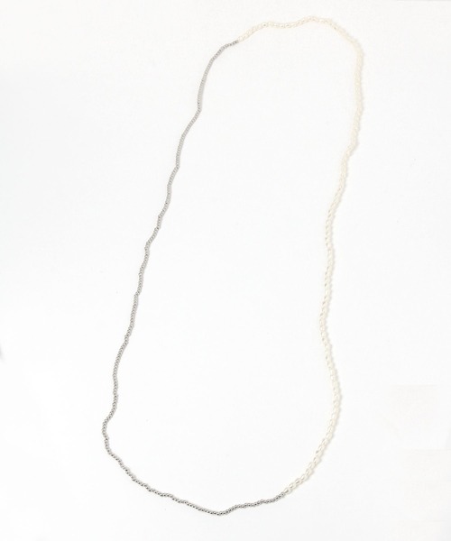 GLOBAL WORK Smile Seed Store（グローバルワーク スマイルシードストア）の「パールロングネックレス/108538（ネックレス・レディース・ゴールド/シルバー・FREE）」の4枚目の写真