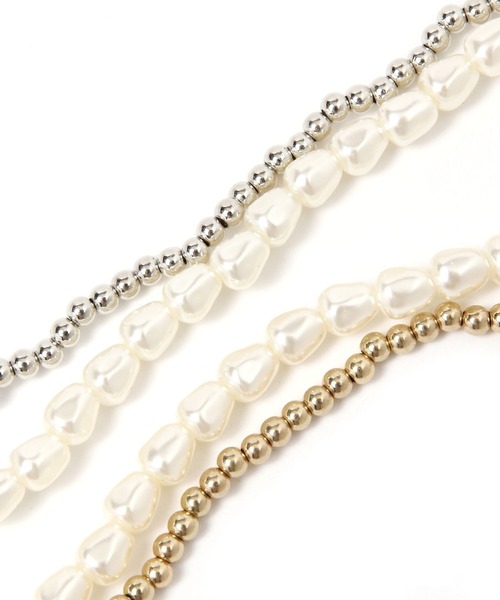 GLOBAL WORK Smile Seed Store（グローバルワーク スマイルシードストア）の「パールロングネックレス/108538（ネックレス・レディース・ゴールド/シルバー・FREE）」の5枚目の写真