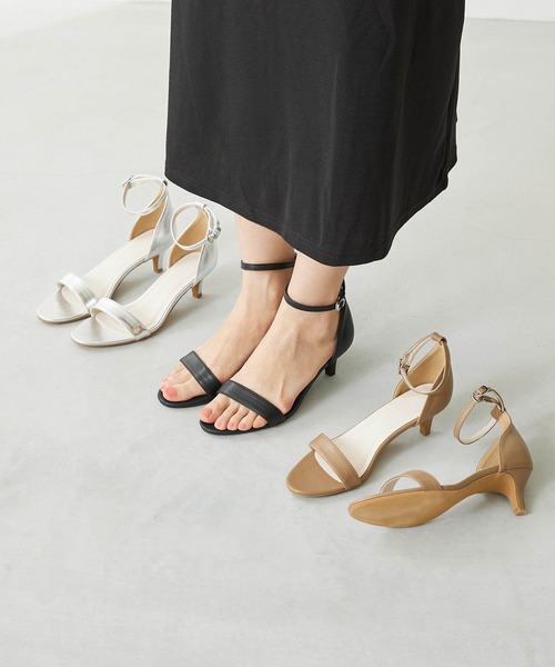 GIA/RHW アンクルストラップスエードサンダル ブラウン　即納　37 GIA/RHW アンクルストラップスエードサンダル ブラウン 即納 37