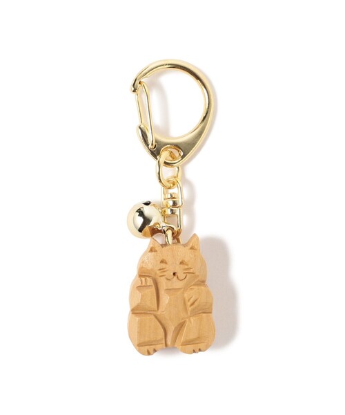 BEAMS JAPAN(ビームス ジャパン)の「竹苑 / 別注 つげ 招き猫 キーホルダー(キーホルダー・メンズ・その他・ONE SIZE)」の4枚目の写真