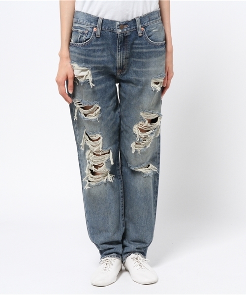 Denim & Supply Ralph Lauren（デニムアンドサプライラルフローレン）の「Delmhorst ボーイフレンド ジーンズ（デニムパンツ・レディース・ブルー・29）」の15枚目の写真