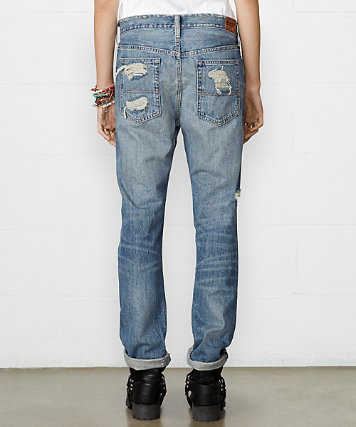 Denim & Supply Ralph Lauren（デニムアンドサプライラルフローレン）の「Delmhorst ボーイフレンド ジーンズ（デニムパンツ・レディース・ブルー・29）」の8枚目の写真