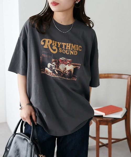 新色追加！》【ユニセックス】ピグメントアソートロックTシャツ