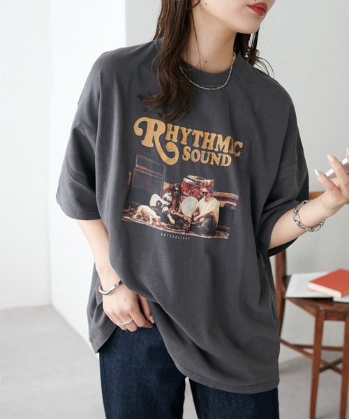 新色追加！》【ユニセックス】ピグメントアソートロックTシャツ