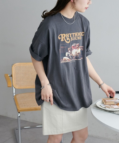 新色追加！》【ユニセックス】ピグメントアソートロックTシャツ