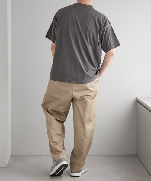 DISCOAT（ディスコート）の「《新色追加！》【ユニセックス】ピグメントアソートロックTシャツ（Tシャツ/カットソー・レディース・モカ/チャコールグレー/ベージュ・FREE）」の18枚目の写真