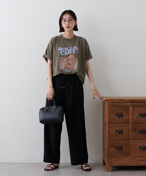 Tシャツ・カットソー No.1117 pigment stripe loose T (4color) No.1117 ピグメントストライプルーズTシャツ (4color) - HOLY IN
