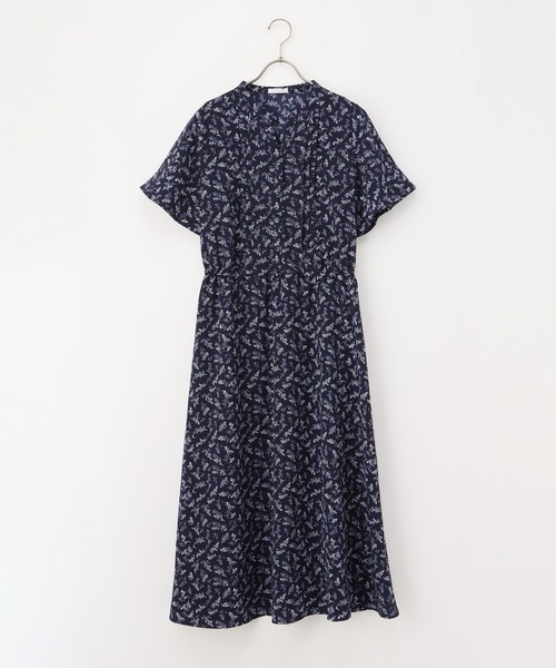 Honeys（ハニーズ）の「バンドカラーワンピース（ワンピース・レディース・グリーン系その他/ホワイト×ブラック/ネイビー×ホワイト・LL/L/M/S/3L）」の13枚目の写真