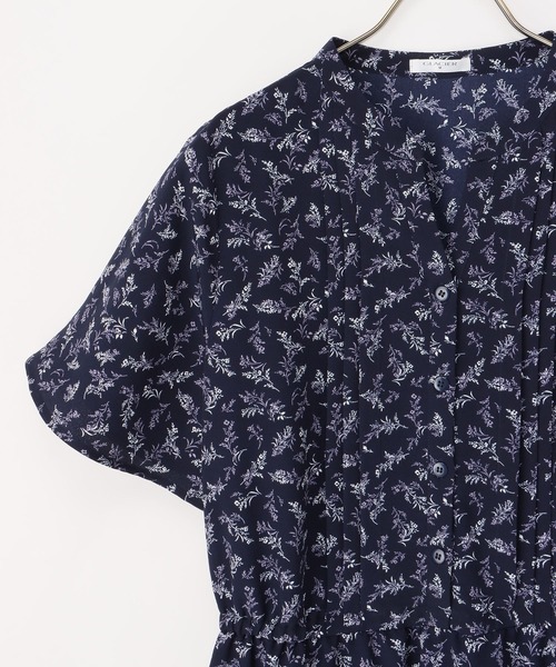 Honeys（ハニーズ）の「バンドカラーワンピース（ワンピース・レディース・グリーン系その他/ホワイト×ブラック/ネイビー×ホワイト・LL/L/M/S/3L）」の14枚目の写真