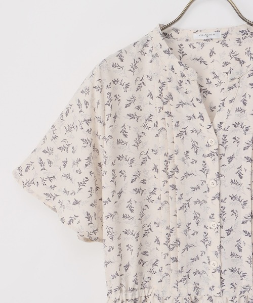 Honeys（ハニーズ）の「バンドカラーワンピース（ワンピース・レディース・グリーン系その他/ホワイト×ブラック/ネイビー×ホワイト・LL/L/M/S/3L）」の18枚目の写真