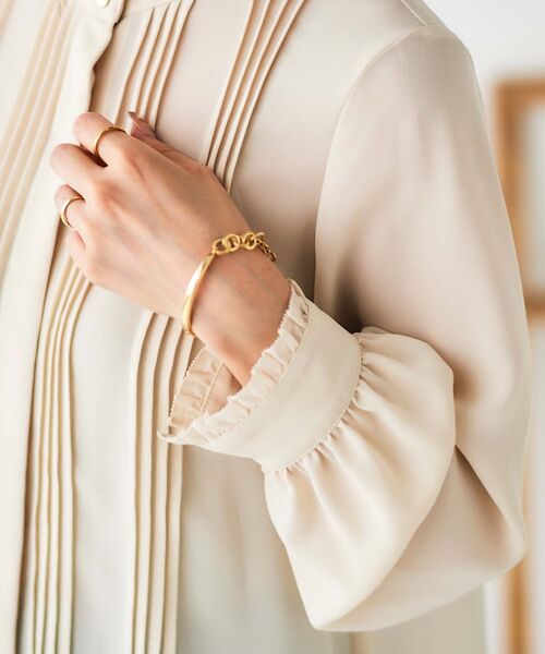 le.coeur blanc(ルクールブラン)の「チェーンミックスマグネットブレスレット(ブレスレット・レディース・ゴールド/シルバー・FREE)」の5枚目の写真