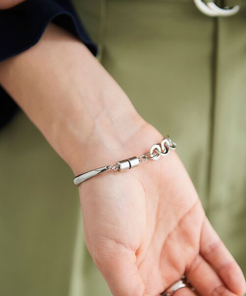 le.coeur blanc(ルクールブラン)の「チェーンミックスマグネットブレスレット(ブレスレット・レディース・ゴールド/シルバー・FREE)」の11枚目の写真