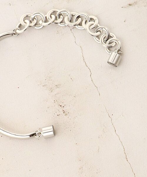 le.coeur blanc(ルクールブラン)の「チェーンミックスマグネットブレスレット(ブレスレット・レディース・ゴールド/シルバー・FREE)」の3枚目の写真