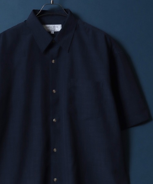 ANPAS(アンパス)の「High Function Nanofine Dry Fabric Shirt/ナノファイン加工 ドライ ポリシャツ(シャツ/ブラウス・メンズ・ブラック/グレー/ブルー/ネイビー/アイボリー・LL/M/L)」の4枚目の写真