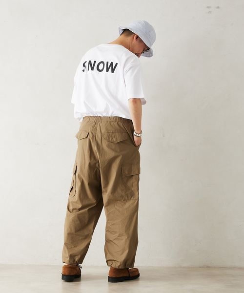 Snow Peak（スノーピーク）の「【SNOW PEAK / スノーピーク】別注 SP Logo Tシャツ（Tシャツ/カットソー・メンズ・ブラック/ライトグリーン/ピンク/ホワイト/ブルー・SMALL/LARGE/MEDIUM）」の12枚目の写真