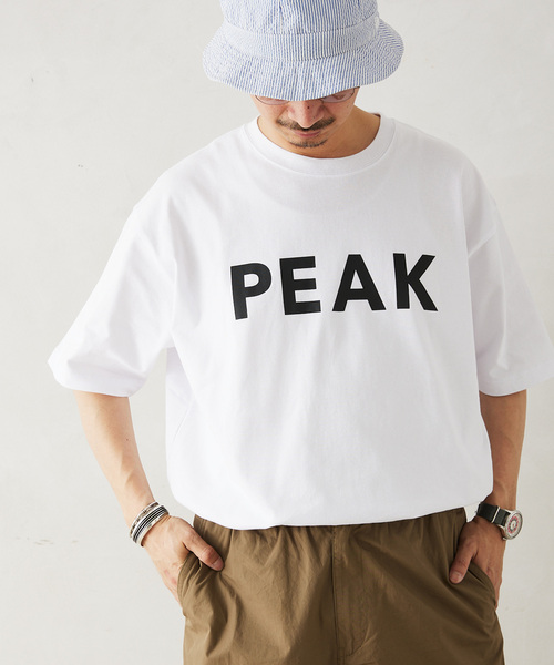 Snow Peak（スノーピーク）の「【SNOW PEAK / スノーピーク】別注 SP Logo Tシャツ（Tシャツ/カットソー・メンズ・ブラック/ライトグリーン/ピンク/ホワイト/ブルー・SMALL/LARGE/MEDIUM）」の14枚目の写真