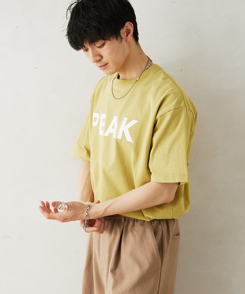 Snow Peak（スノーピーク）の「【SNOW PEAK / スノーピーク】別注 SP Logo Tシャツ（Tシャツ/カットソー・メンズ・ブラック/ライトグリーン/ピンク/ホワイト/ブルー・SMALL/LARGE/MEDIUM）」の21枚目の写真