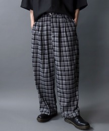 2026SS新柄追加 2Tuck Drape Wide Pants/別注 2タック ドレープ ワイドパンツ バルーンパンツ スラックス