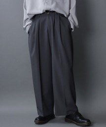 SITRY | 2Tuck Drape Wide Pants/2タック ドレープ ワイドパンツ スラックス(スラックス)