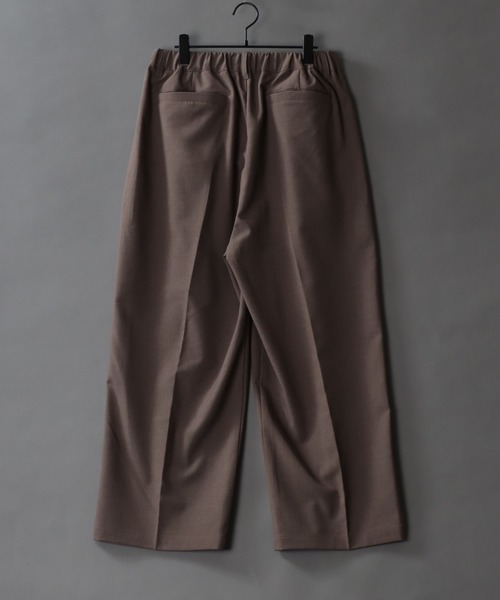 SITRY（シトリー）の「SITRY 2Tuck Drape Wide Pants/別注 2タック ドレープ ワイドパンツ バルーンパンツ スラックス（スラックス・メンズ・チャコール/ホワイト/ブラック/アイボリー/モカ・L/M/S/LL）」の10枚目の写真