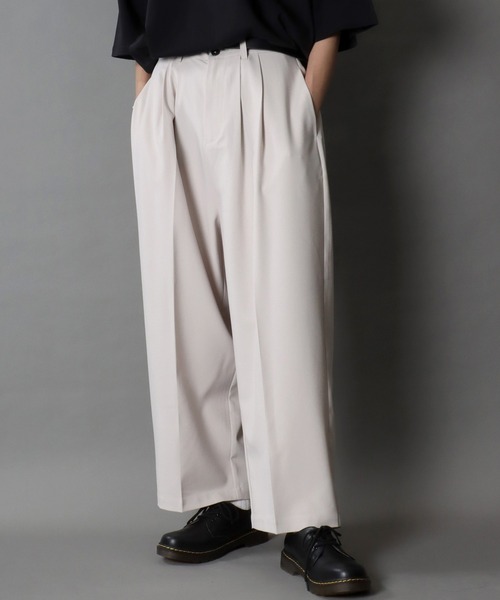 セール】SITRY 2Tuck Drape Wide Pants/別注 2タック ドレープ ワイド