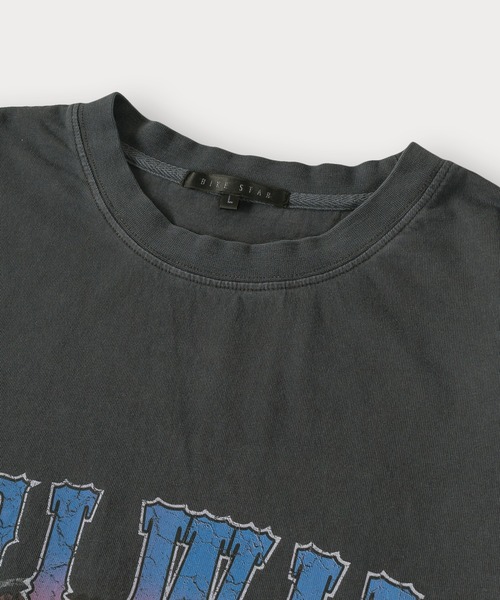 SlashDate（スラッシュデイト）の「ピグメント加工ヴィンテージTシャツ/ロックT/バックプリント/オーバーサイズ（Tシャツ/カットソー・メンズ・ブラック系その他/ブラック系その他2/ブラック/ホワイト・M/L）」の14枚目の写真