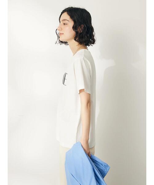CRAFT STANDARD BOUTIQUE(クラフトスタンダードブティック)の「UVカット / SAVOIE TEE(Tシャツ/カットソー・レディース・ブラック/オフホワイト/チャコールグレー/ベージュ・M/L)」の10枚目の写真