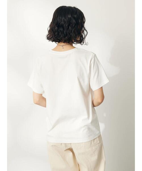 CRAFT STANDARD BOUTIQUE(クラフトスタンダードブティック)の「UVカット / SAVOIE TEE(Tシャツ/カットソー・レディース・ブラック/オフホワイト/チャコールグレー/ベージュ・M/L)」の11枚目の写真