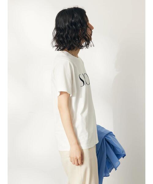 CRAFT STANDARD BOUTIQUE(クラフトスタンダードブティック)の「UVカット / SAVOIE TEE(Tシャツ/カットソー・レディース・ブラック/オフホワイト/チャコールグレー/ベージュ・M/L)」の12枚目の写真