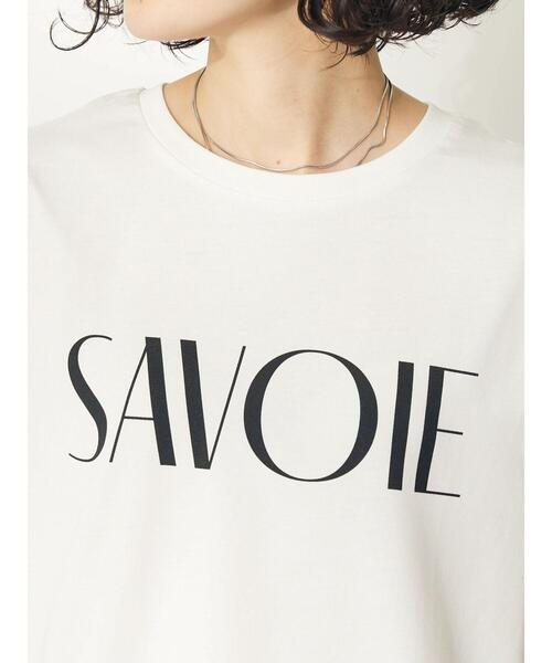 CRAFT STANDARD BOUTIQUE(クラフトスタンダードブティック)の「UVカット / SAVOIE TEE(Tシャツ/カットソー・レディース・ブラック/オフホワイト/チャコールグレー/ベージュ・M/L)」の13枚目の写真