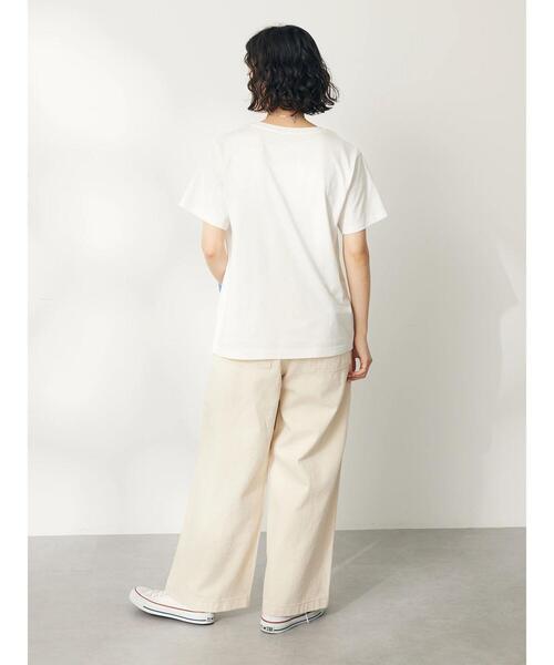 CRAFT STANDARD BOUTIQUE(クラフトスタンダードブティック)の「UVカット / SAVOIE TEE(Tシャツ/カットソー・レディース・ブラック/オフホワイト/チャコールグレー/ベージュ・M/L)」の17枚目の写真