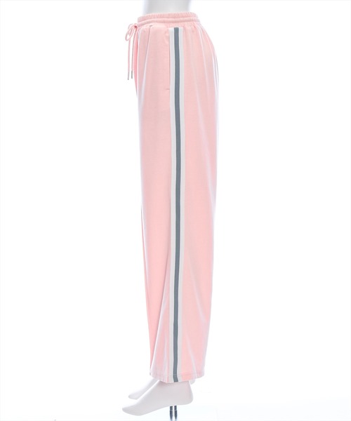 clear（クリア）の「ダブルラインスウェットパンツ[低身長用サイズ有]（スウェットパンツ・レディース・グレー/ブラック/ピンク・F/XS）」の10枚目の写真