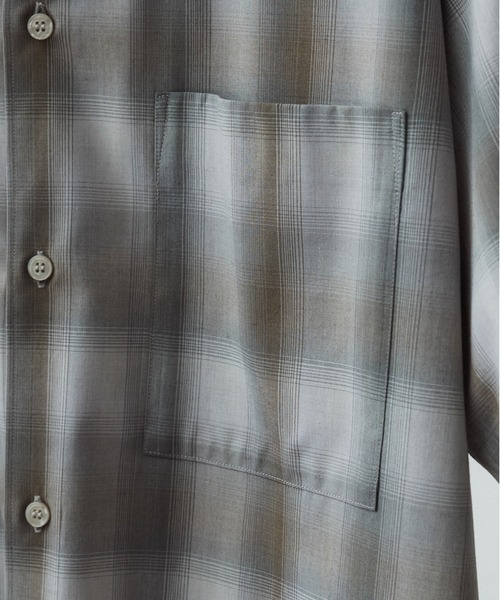 WYM LIDNM（ウィム バイ リドム）の「OMBRE CHECK HS SHIRT（シャツ/ブラウス・メンズ・ダークグレー/グレー・M/L/S）」の16枚目の写真