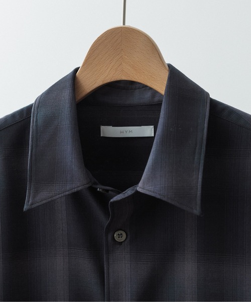 WYM LIDNM（ウィム バイ リドム）の「OMBRE CHECK HS SHIRT（シャツ/ブラウス・メンズ・ダークグレー/グレー・M/L/S）」の19枚目の写真