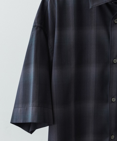 WYM LIDNM（ウィム バイ リドム）の「OMBRE CHECK HS SHIRT（シャツ/ブラウス・メンズ・ダークグレー/グレー・M/L/S）」の20枚目の写真
