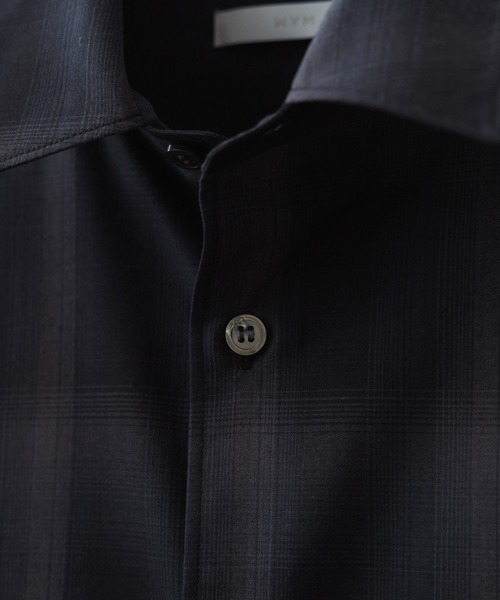 WYM LIDNM（ウィム バイ リドム）の「OMBRE CHECK HS SHIRT（シャツ/ブラウス・メンズ・ダークグレー/グレー・M/L/S）」の21枚目の写真